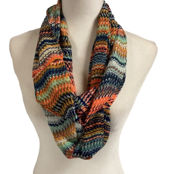 Multicolor Infinity Scarf - Picture 1 of 4
